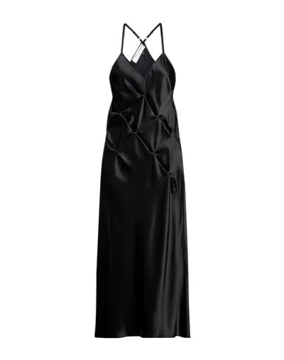 Alyx 1017  9sm Woman Maxi Dress Black Size 4 Acetate, Viscose