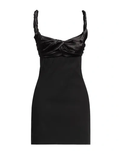 Alyx 1017  9sm Woman Mini Dress Black Size 2 Acetate, Polyamide, Elastane