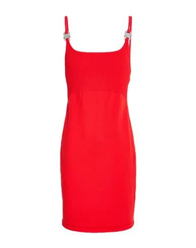 Alyx 1017  9sm Woman Mini Dress Tomato Red Size Xl Polyamide