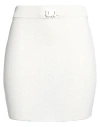 Alyx 1017  9sm Woman Mini Skirt Ivory Size M Viscose In White