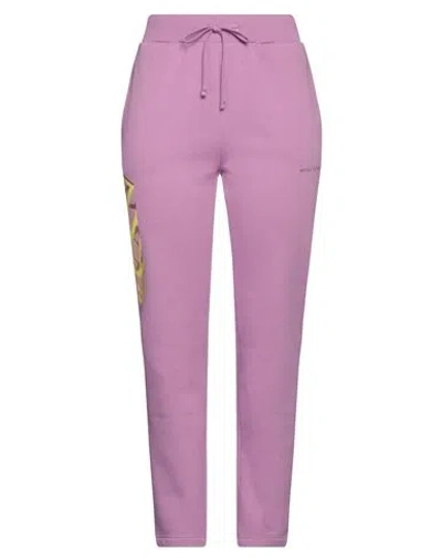 Alyx 1017  9sm Woman Pants Mauve Size M Cotton, Polyester, Elastane In Purple