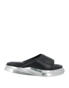 Alyx 1017  9sm Woman Sandals Black Size 6 Leather In Black