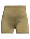 Alyx 1017  9sm Woman Shorts & Bermuda Shorts Gold Size L Viscose, Polyester, Polyamide, Elastane In Gold