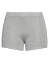 Alyx Silver Buckle Shorts In Grey