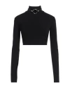 Alyx 1017  9sm Woman Turtleneck Black Size L Viscose, Polyamide, Elastane In Black