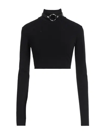 Alyx 1017  9sm Woman Turtleneck Black Size L Viscose, Polyamide, Elastane