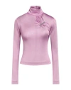 Alyx 1017  9sm Woman Turtleneck Pink Size 6 Viscose, Elastane