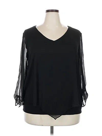 Pre-owned Alyx 3/4 Sleeve Blouse In Black