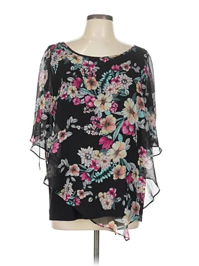 Pre-owned Alyx 3/4 Sleeve Blouse In Black