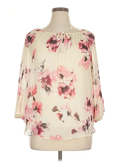 Pre-owned Alyx 3/4 Sleeve Blouse In Ivory
