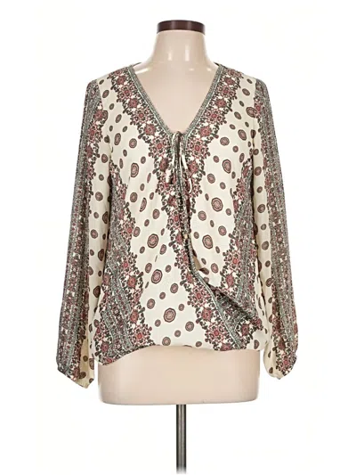 Pre-owned Alyx 3/4 Sleeve Blouse In Ivory