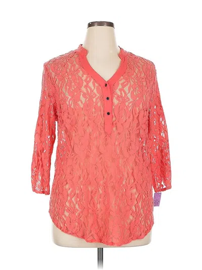 Pre-owned Alyx 3/4 Sleeve Blouse In Pink