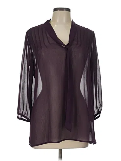 Pre-owned Alyx 3/4 Sleeve Blouse In Purple