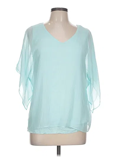 Pre-owned Alyx 3/4 Sleeve Blouse In Teal