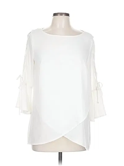 Pre-owned Alyx 3/4 Sleeve Blouse In White