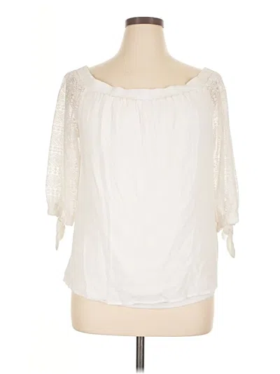 Pre-owned Alyx 3/4 Sleeve Blouse In White