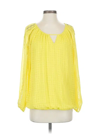 Pre-owned Alyx 3/4 Sleeve Blouse In Yellow