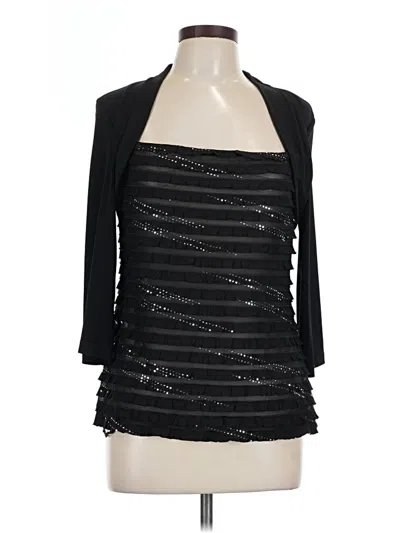 Pre-owned Alyx 3/4 Sleeve Top Black Square Neckline Tops