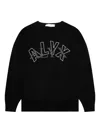 Alyx Arch-logo Crew-neck Sweater In Black
