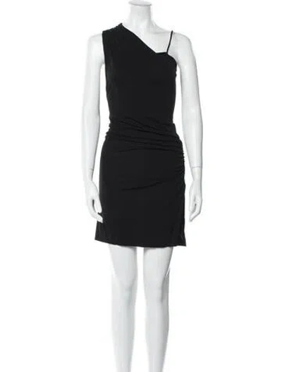 Pre-owned Alyx Asymmetrical Knee-length Dress In Black