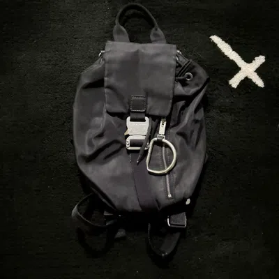 Pre-owned Alyx Aw19 - D Ring Mini Tank Backpack In Black