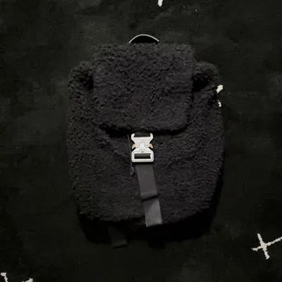 Pre-owned Alyx Aw19 - Polar Oversized Tank Backpack In Black