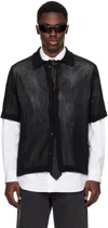 Alyx Black Button Up Shirt In Blk0001 Black