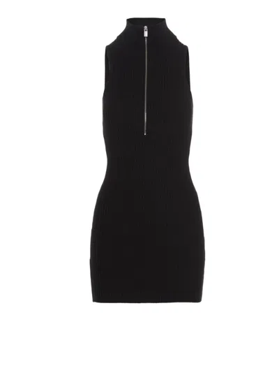 Alyx Black Ribbed Knit Dress