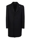 Alyx Wool Blend Coat In Black