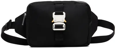 Alyx Black X Belt Bag In Mty0001 Black/silver