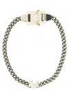Alyx Buckle Charm Logo Necklace In Gry0002