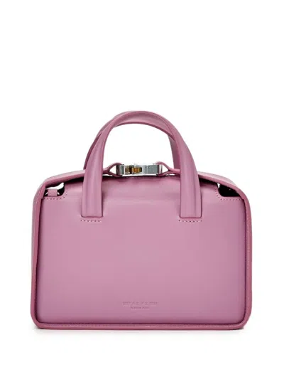 Alyx Buckle-detail Leather Tote Bag In Pink