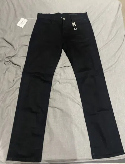 Pre-owned Alyx Buckle Jeans In Black
