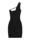 Alyx Black Buckle Minidress In Black