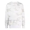 Alyx Camouflage Graphic Crewneck Sweater In Grey/black