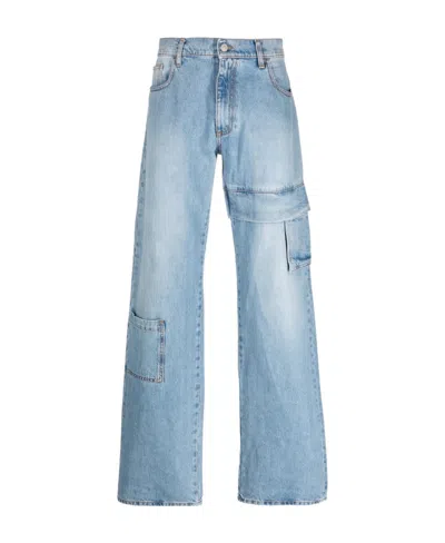 Alyx Cargo Denim Pants In Blue