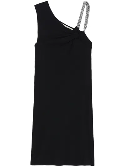 Alyx Chain-detailed Rib-knit Dress In Black