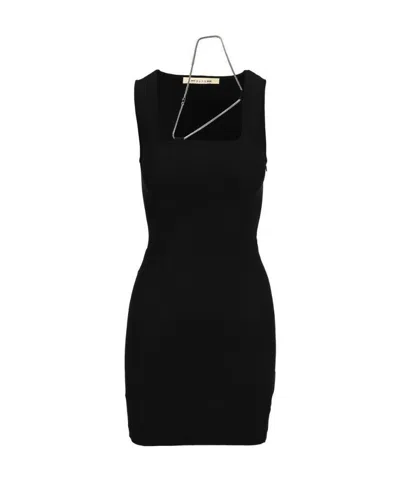 Alyx Chain-trimmed Mini Dress In Black