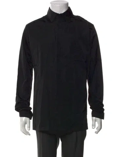 Pre-owned Alyx Collar Long Sleeve T-shirt In Black