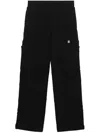 Alyx Cotton Wide-leg Trousers In Black