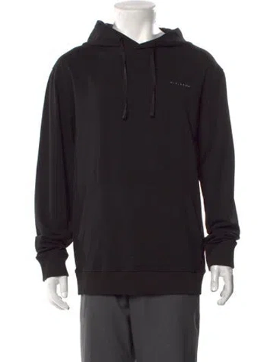 Pre-owned Alyx Crew Neck Long Sleeve Hoodie In Black