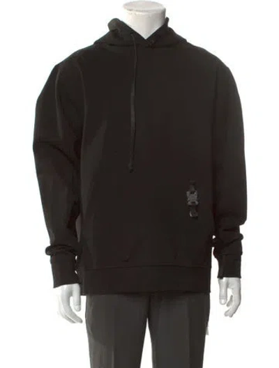 Pre-owned Alyx Crew Neck Long Sleeve Hoodie In Black