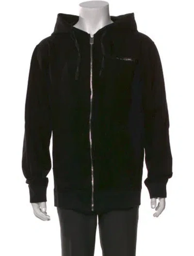 Pre-owned Alyx Crew Neck Long Sleeve Hoodie In Black