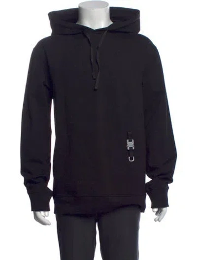 Pre-owned Alyx Crew Neck Long Sleeve Hoodie In Black