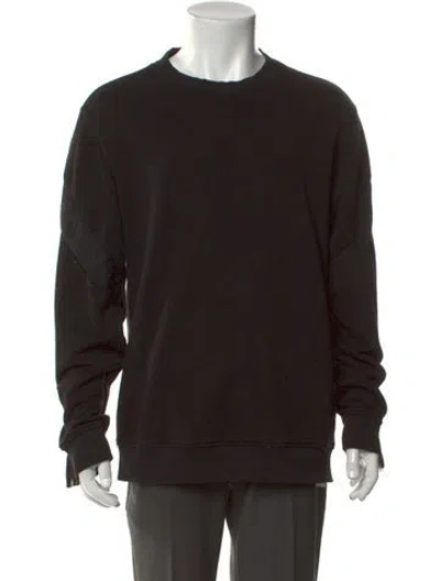 Pre-owned Alyx Crew Neck Long Sleeve Pullover In Black