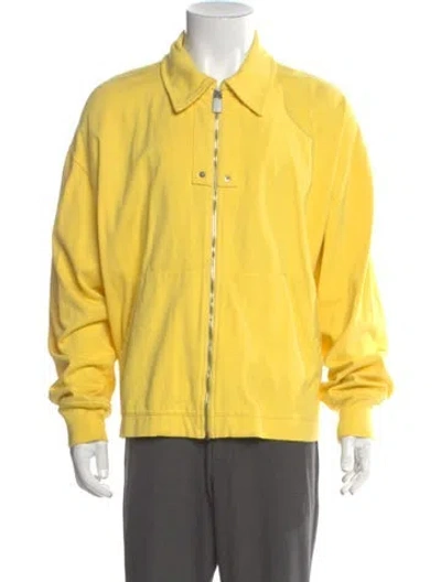 Pre-owned Alyx Crew Neck Long Sleeve Sweatshirt In Yellow
