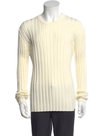 Pre-owned Alyx Crew Neck Long Sleeve T-shirt In Neutrals