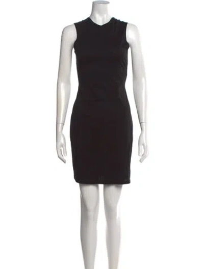 Pre-owned Alyx Crew Neck Mini Dress W/ Tags In Black