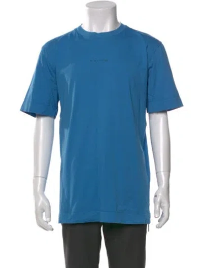 Pre-owned Alyx Crew Neck Short Sleeve T-shirt In Blue