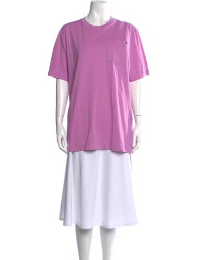 Pre-owned Alyx Crew Neck Short Sleeve T-shirt In Purple